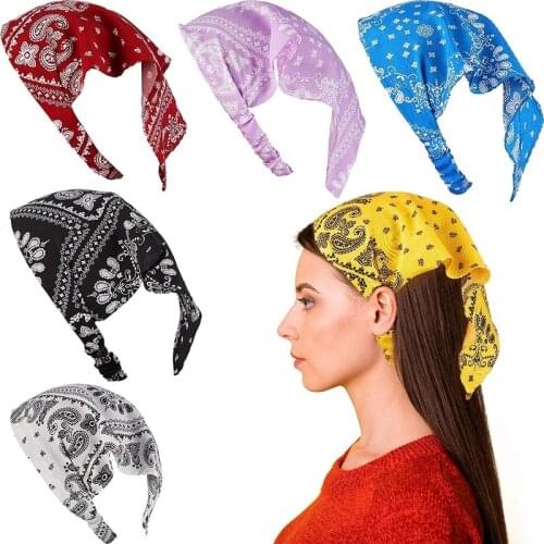 Womens headscarf headband elastic all-match simple wide version elastic headband hair accessoriesBag BandanaElastic Versatile