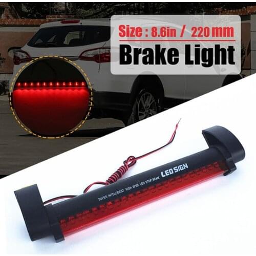 1pc Red DC12V LED Light Vehicle Car Light Source Auto Fog Stop Tail Rear Brake Warning Light Lamp