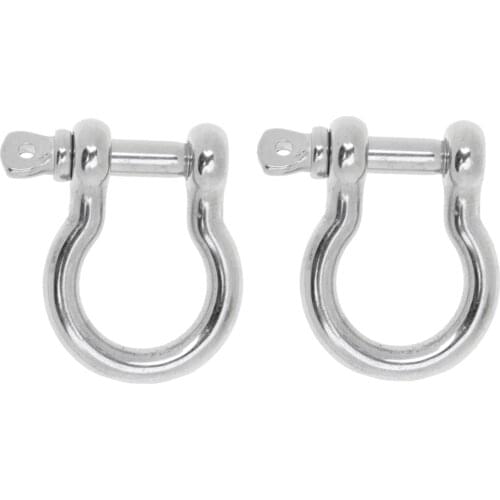 2x Bow Shackle fr Boat Marine Chain Rigging Screw Pin Anchor Stainless Steel