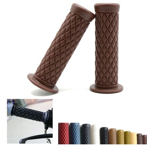 9 color classic vintage scooter hand grips cafe racer motorcycle handle bar for harley grip moto accessories motorbike handlebar
