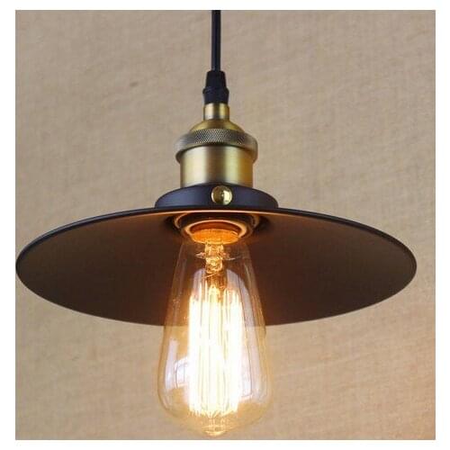 American Loft Iron Art Pendant Lights Simple Industrial Vintage Lighting For Living Dining Room Hanging Lamp Lamparas Colgantes
