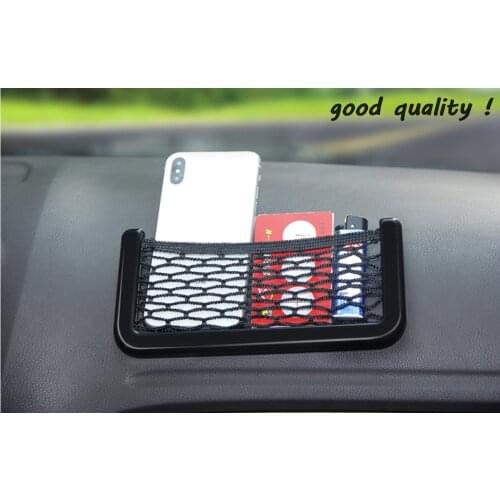 Car phone bag Mesh Net Holder Pocket FOR VW golf 6 7 polo tiguan skoda Octavia opel Corsa Astra Renault Clio
