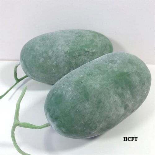 Faux artificial fake vegetables Kitchen cabinet hotel dining room restaurant store shop decor white gourd wax gourd model