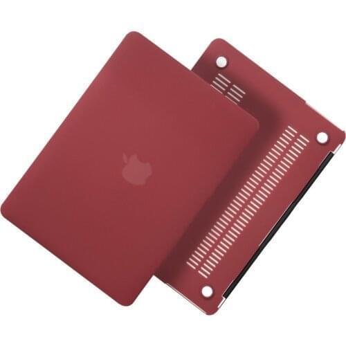 Frosted Surface Matte Hard Case + Silicone Keyboard Cover Only For 2018-2019 Apple Macbook Air 13 A1932 Touch ID