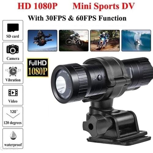 Mini F9 Camera HD Motorcycle Bike Sports Action Camera Video DVR Camcorder Car Digital Video Recorder Motorcycle Accessories
