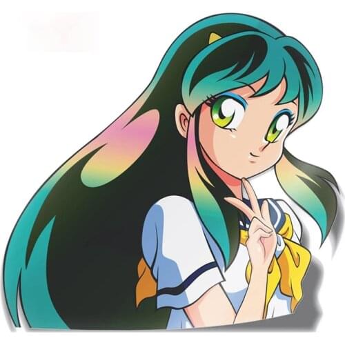 Personality Urusei Yatsura Camper Truck Decal Waterproof Scratchproof Car Sticker Vehicle Accessories Cover Scratches Waterproof