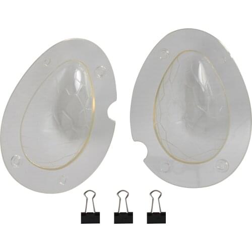 Newly 2 Style 3D Easter Egg Chocolate Mold Stereo Candy Jelly Mold Baking Tools Dinosaur Egg Shape Acrylic Mould