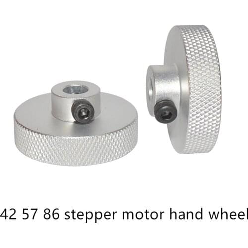 Nema17 hand wheel nema34 nema23 stepper motor 5mm 6.35mm 8mm 14mm diy engraving machine part