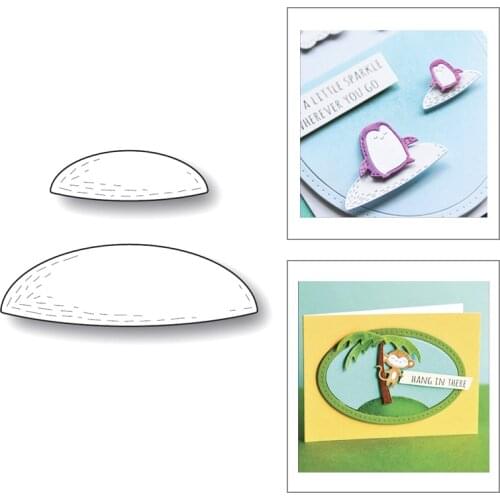 2020 New Christmas Ice and Lawn Sewing Thread Embossing Metal Cutting Dies For DIY Scrapbooking Greeting Card Making No Stamps