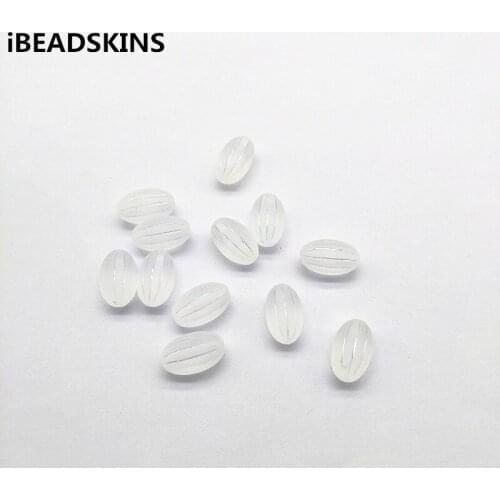 New arrival! 17x10mm 520pcs Clear AB Frosted acrylic Egg-shape beads for Necklace,Earrings parts,hand Made Jewelry DIY