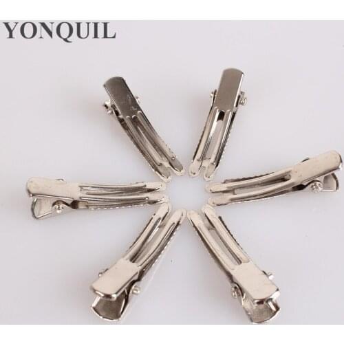 Wholesale 35MM Girls Hair Clips DIY Alligator Duckbill Crocodile Alligator Clips For DIY Hair Bows Girl Hair Flower 200PCS/LOT