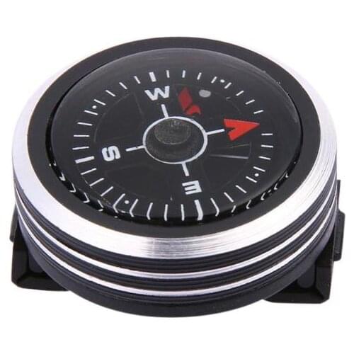 Watch Strap Button Compass for Paracord Bracelet Survival Mini Pocket Compass Outdoor Hiking Camping