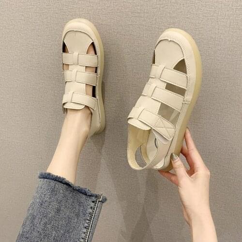 Summer New Fashion Casual Trend Breathable Sandals Soft Bottom Breathable Casual Womens Shoes Comfortable Lightweight Tide Shoes