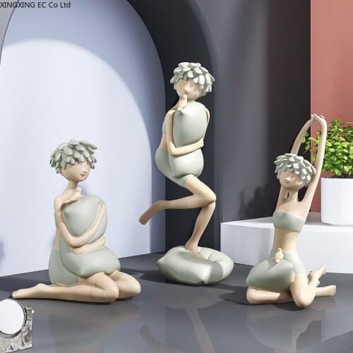 Nordic Girl Heart Girl Decoration Bedroom Living Room Desktop Decoration Wedding Wedding Birthday Gift Home Jewelry Accessories