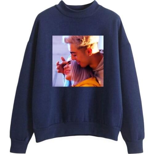 WAWNI Naim Darrechi Turtlenecks Harajuku Tops Thin Sweatshirt Hip Hop Sweatshirt Pullover Sweatshirts Casual Round Neck Not Tops