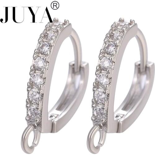 NEW Earring Hoops For Jewelry Making DIY Women Tassle Crystal Pearl Earrings Findings Gift Jewellery Making Earring for women