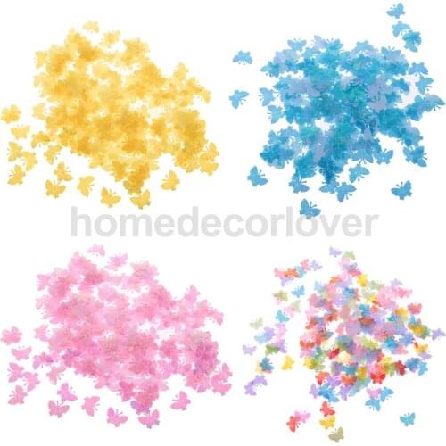 1 Bag/Approx.200pcs Butterfly Confetti Sprinkles Table Scatters Wedding Party Accessories DIY Craft