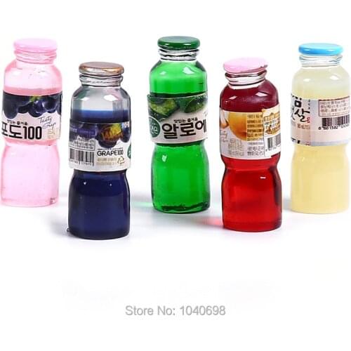 10pcs/lot resin solid simulation colorful fruit bottle 29mm decor crafts bonsai home DIY