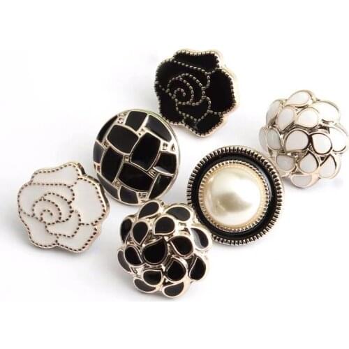 10pcs Metal Buttons For Clothing DIY Apparel Sewing Decorative Button For Crafts Accessories GT-9042