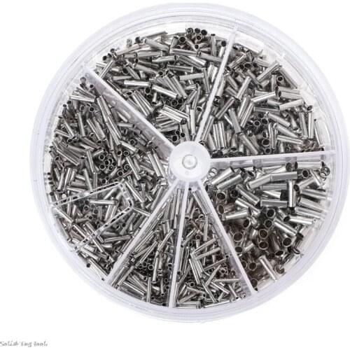 1900 Pcs Copper Crimp Wire Linker Cord End Terminals Electrical Set 0.5-2.5mm