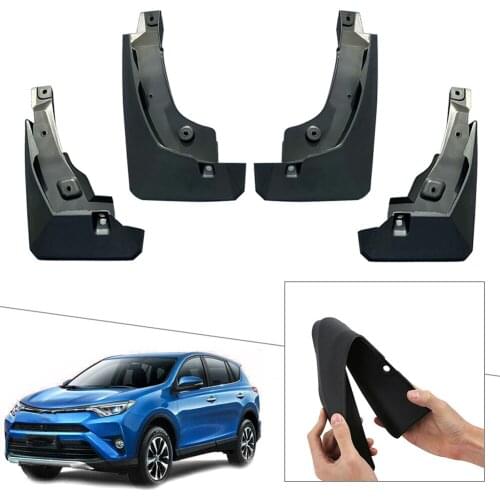 4Pcs Mud Flaps Splash Guard Fender Mudguard For Toyota RAV4 2019 2020 Black Mudflaps Car Accessory