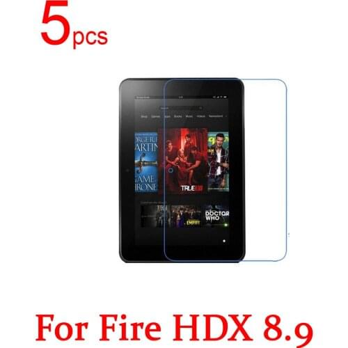 5pcs Ultra Clear/Matte/Nano anti-Explosion LCD Screen Protector Film Cover For Amazon Kindle Fire HDX 7 8.9 Protective Film