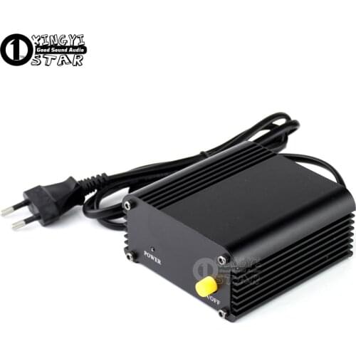 48V Phantom Power Supply Euro Plug Adapter For Takstar Condenser Microphone BM-800 BM700 Recording Studio Computer Karaoke Sing