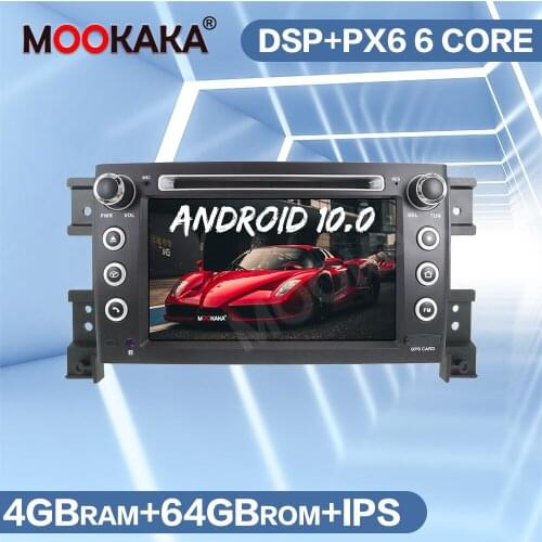 Android 10 64G PX6 Car DVD Player GPS Navigation For Suzuki Grand Vitara 2005-2012 Radio Auto Multimedia Player Stereo Head Unit