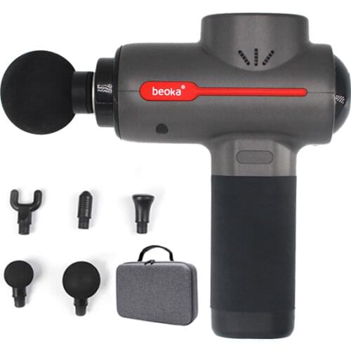 Beoka M2 Mini Deep Muscle Fascia Athlete Massage Gun 5 Massage Heads 2500mah CE ROHS ABS+PC CN;GUA Body Muscle Relaxation