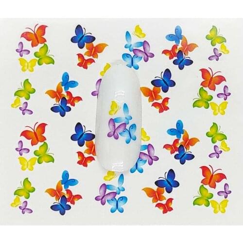 Decorative Nail Art Sticker Water Transfer Decal Watermark Slider Manicure Full Wrap Tool Decor C27