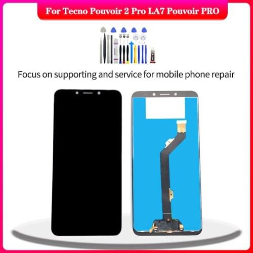 For Tecno pouvoir 2 LA7 pouvoir 2 Pro LA7 PRO LCD lcd Touch Screen Digitizer Assembly For pouvoir 2 LA7 lcd Replacement