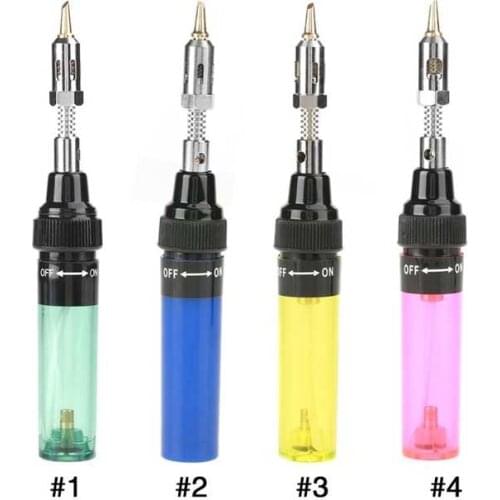 Gas Soldering Iron Cordless Butane Gas Blow Torch Soldering Iron Gun Welding Pen Tool 1300 Celsius Soldering Irons Welding Pen