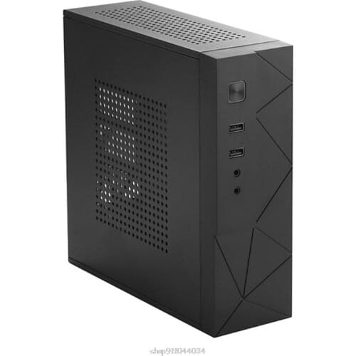 JX01 SECC Mini ITX HTPC Chassis Usb2.0 Game Computer Case Box Desktop PC Enclosure F04 21 Dropship