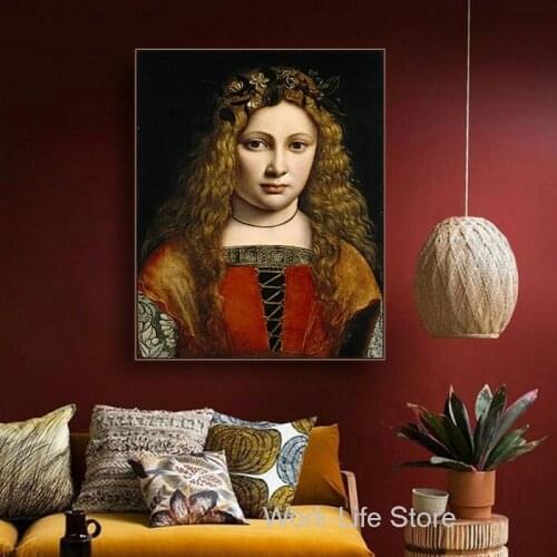 Renaissance Famous Oil Painting By Vinci on Canvas Printing Wall Art Home Decor Posters and Prints Picture for Living Room Decor