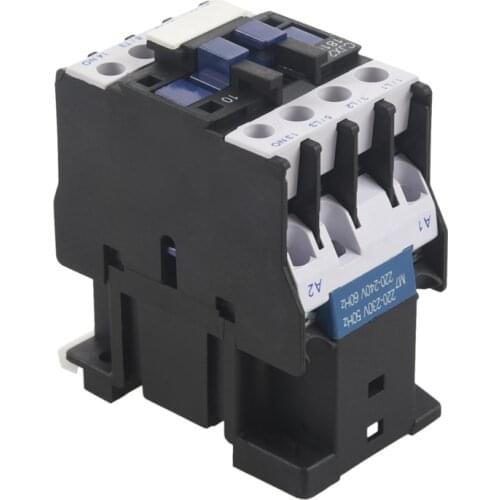 Power AC Contactor 1NO AC 220V 50/60Hz Coil Motor Starter Relay 32A 3-Phase-Pole