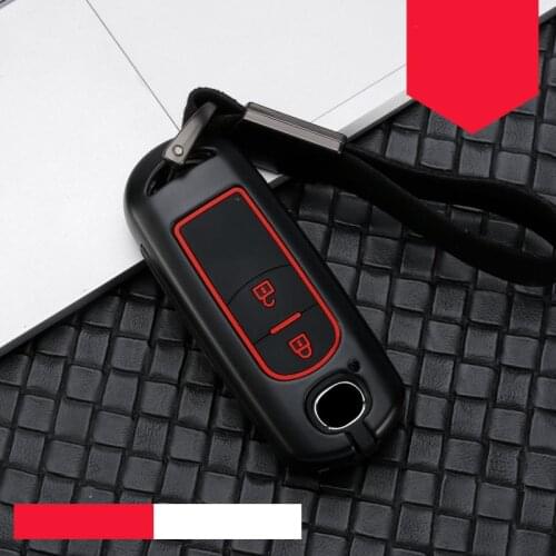 Silicon Carbon fiber Car Key Cover Case For Mazda 2 3 6 Axela Atenza CX-3 CX-5 CX5 CX-7 CX-9 2014 2015 2016 2017Auto Accessories