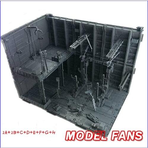 MODEL FANS IN-STOCK CG MODEL MG HG PG A-J set gundam Assembly display Machines Nest Action Chain Base figure toy gift