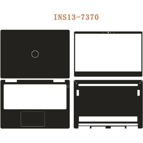 Laptop Sticker Decal Skin Carbon fiber Leather Cover Protector for Dell Inspiron 13 7370 7380 13.3"