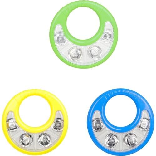 Wreath Rattle Early Education Aids for Development of Fine and Gross Motor Skills Engage Visual Auditory Tactile Senses