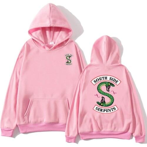 New Men Hoodies Snake Printed Hooded Riverdale Harajuku Serpents Hoodie Funny Anime Sweatshirts Women Pullover Tracksuit Outwear