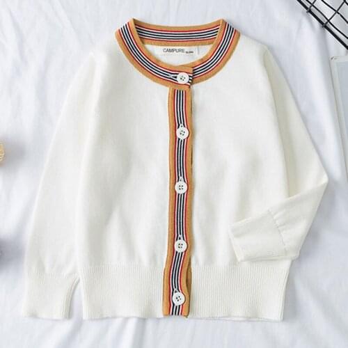 Baby Children Clothing Kids Knit Cardigan Spring Autumn Knitted Cardigan Sweater Boys Girls Sweaters Kids Wear Baby Boy Clothes