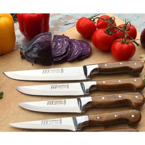 Sharp Riding On handmade 4 Piece Knife set