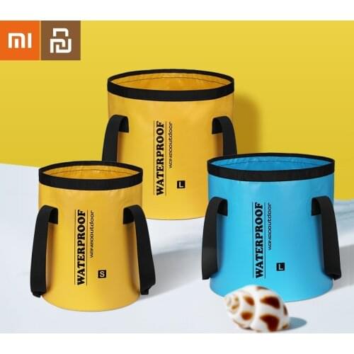 Xiaomi Youpin Portable Collapsible Bucket Durable Waterproof Foldable Bucket For Beach Outdoor Home Use Foot Bath Travel Tool