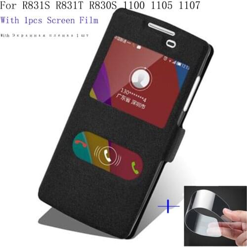 Smart view window case For OPPO R831S R831T R830S 1100 1105 1107 Phone case Back Cover flip PU leather Case shell cover cases