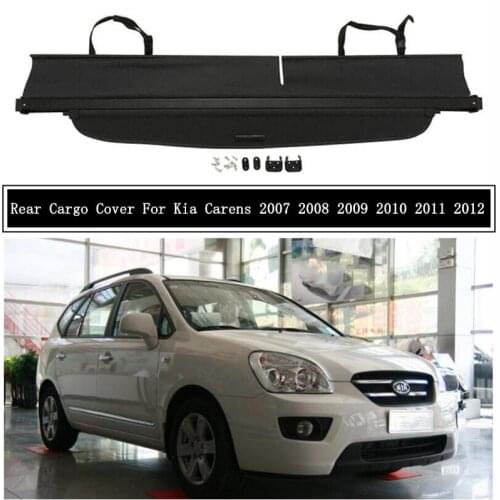 Rear Cargo Cover For KIA Carens 2007 2008 2009 2010 2011 2012 Partition Curtain Screen Shade Trunk Security Shield Accessories