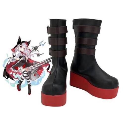 Azur Lane Erebus Cosplay Shoes Boots for Adult Women Shoes Costume Accessories Custom Made Halloween Party Shoes