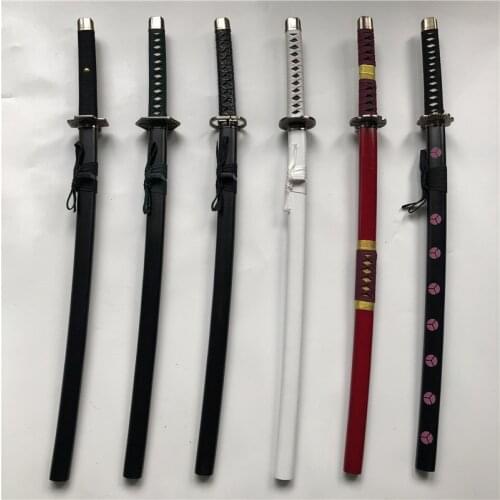 100cm Anime Cosplay Bleach Anime Wooden Ichimaru Gin Sword Aizen Sousuke Cosplay Sword Ninja Knife wood Weapon Prop