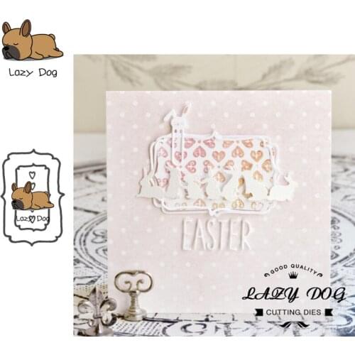 2PCS Love Frame Metal Cutting Dies Scrapbooking Stencil DIY Decorative Craft Embossing Die Cuts Card Making New Dies For 2019