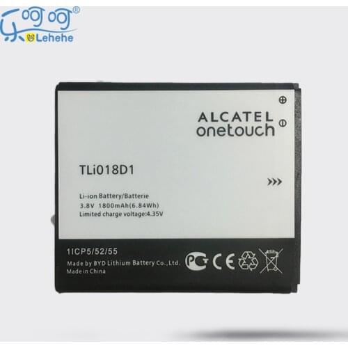 2 X LEHEHE Battery For Alcatel OneTouch pop 3(5) 5051A 5015D TLi018D1 3.8V 1800mAh Battery Gifts