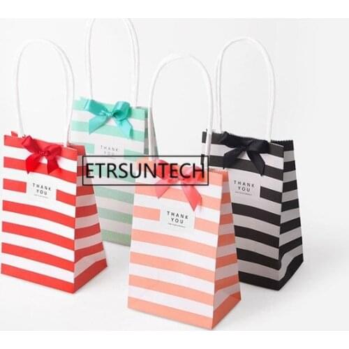 300pcs Candy Paper Bag Wedding Favors Gift Bag Candy Bags With Hanging Package Birthday Party Favor Bags